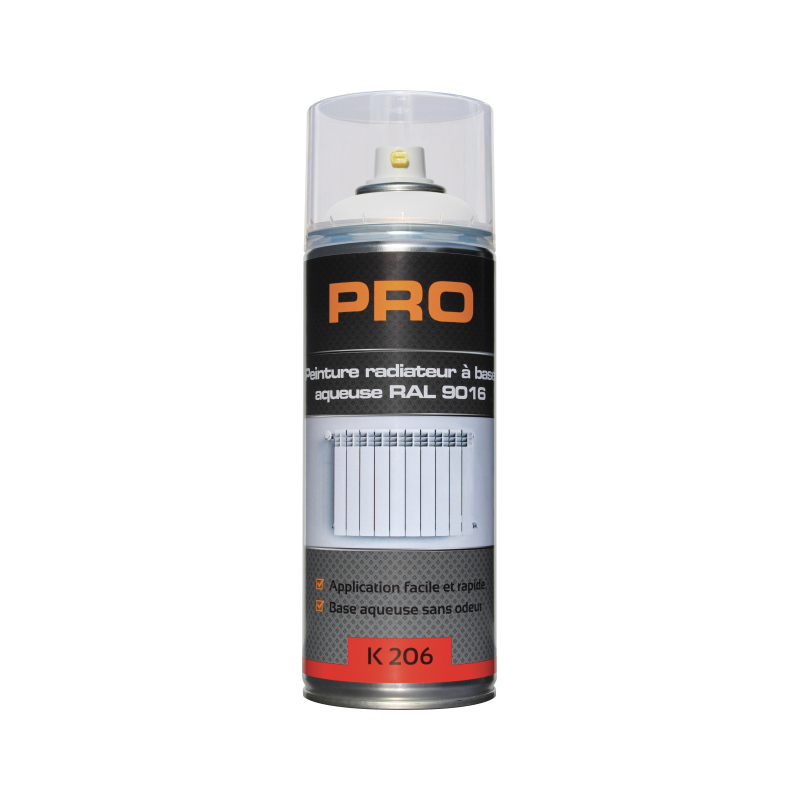 K206 Peinture spécial radiateur RAL 9016 Hydro