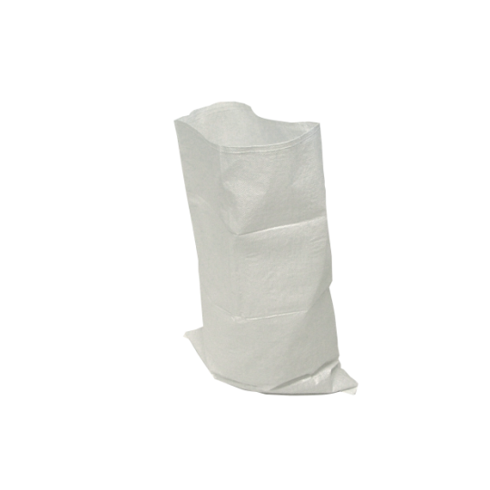 Sac à gravats en polypropylène tissé blanc