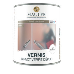 Vernis aspect verre depoli
