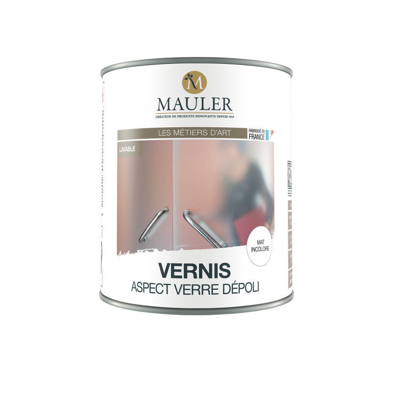 Vernis aspect verre depoli