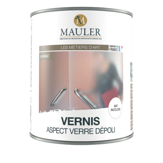 Vernis aspect verre depoli