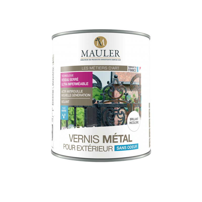 Vernis Métal pour extérieur sans odeur