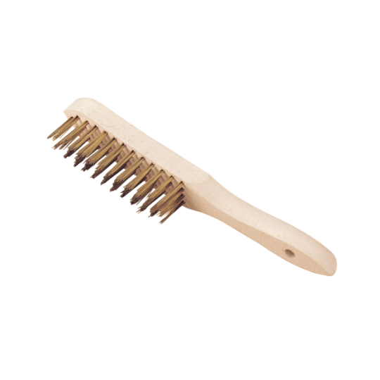 Brosse à manche laiton long