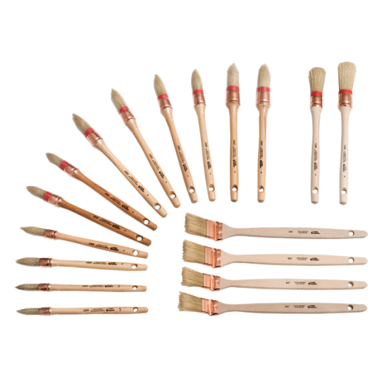 Lot de 18 brosses Tradition