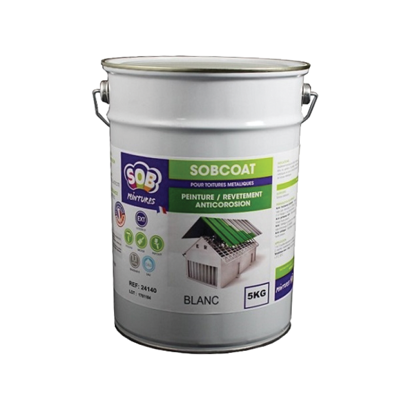 Sobcoat revêtement anticorrosion toiture