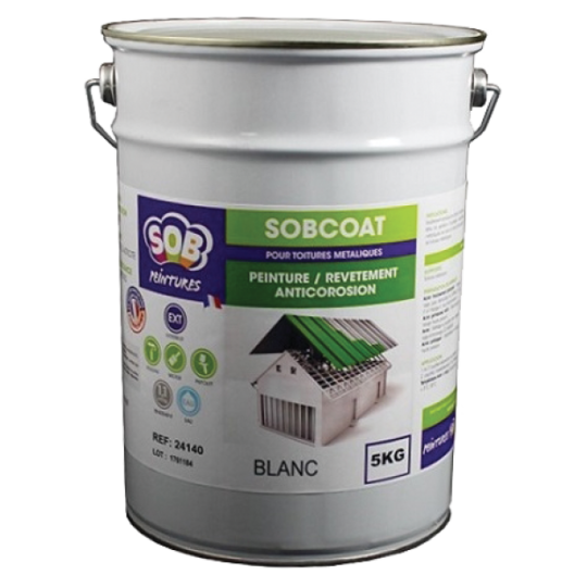 Sobcoat revêtement anticorrosion toiture