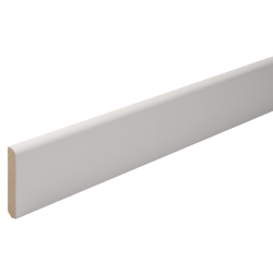 Plinthe arrondie MDF prépeint -10x70mm