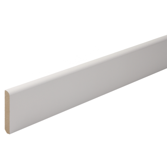 Plinthe arrondie MDF prépeint -10x70mm