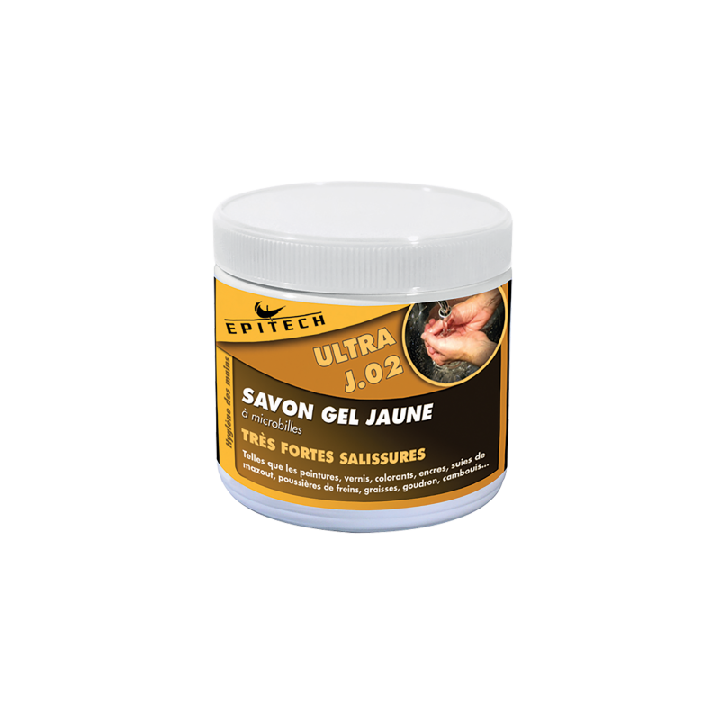 Savon jaune ultra à microbilles