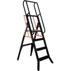 Escabeau alu Blackstep 3 marches + tablette