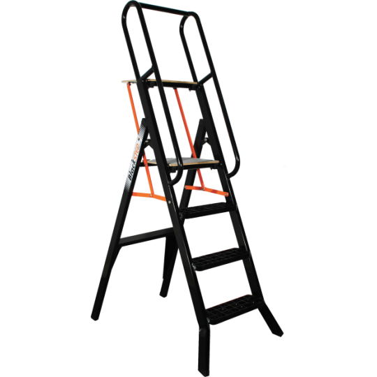 Escabeau alu Blackstep 3 marches + tablette